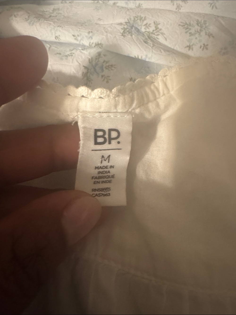 Nordstrom White Mini Button-Front Sundress - Picture 3 of 3